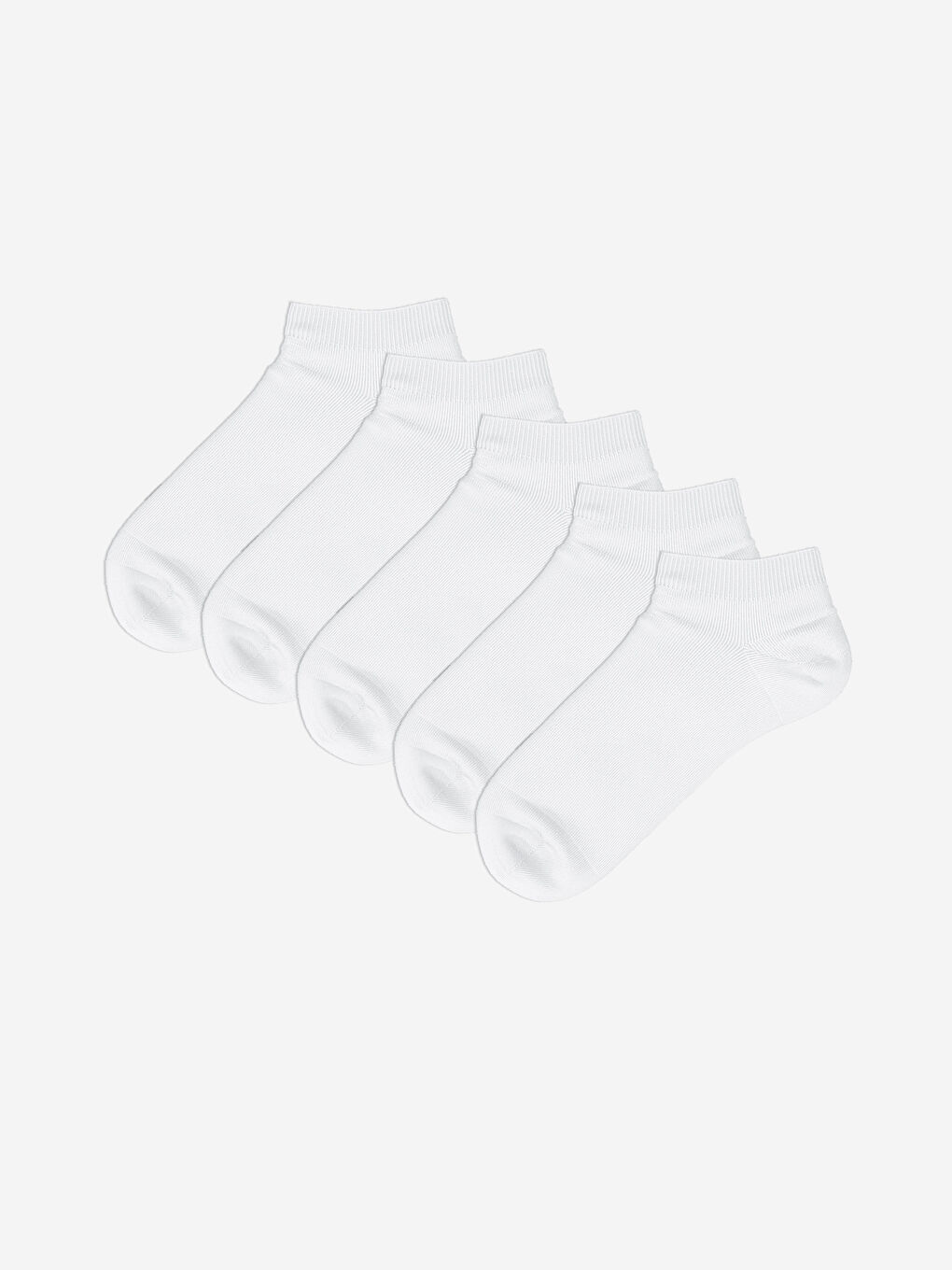 Women's Plain Trainer Socks 5 Pack-1