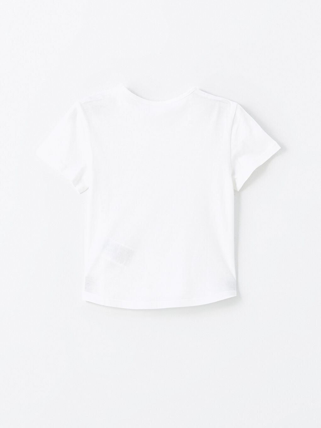 T-shirt Basique à Col Rond pour Filles-2