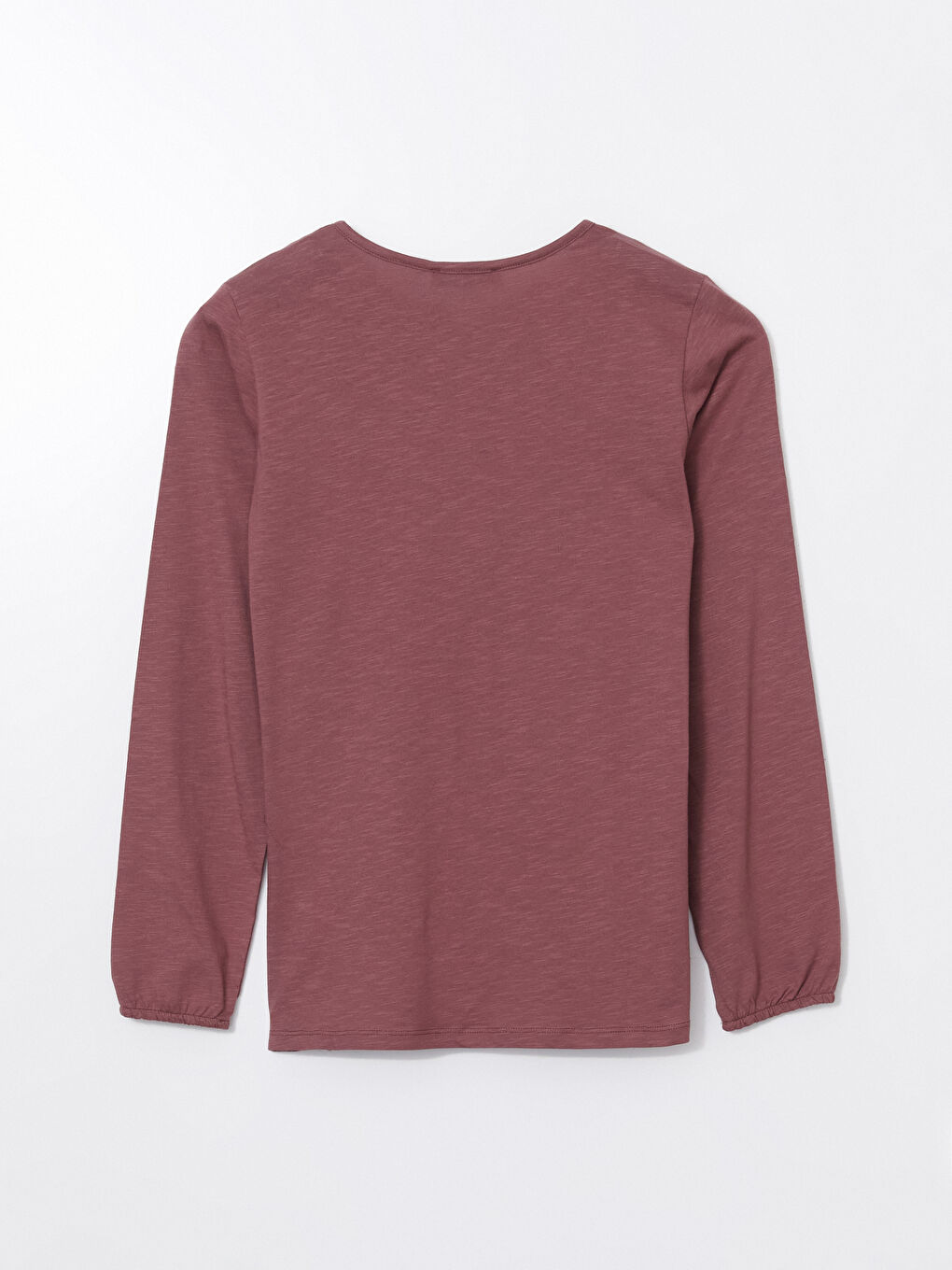 Pembe Bağlamalı Yaka Nakışlı Kadın Bluz-5