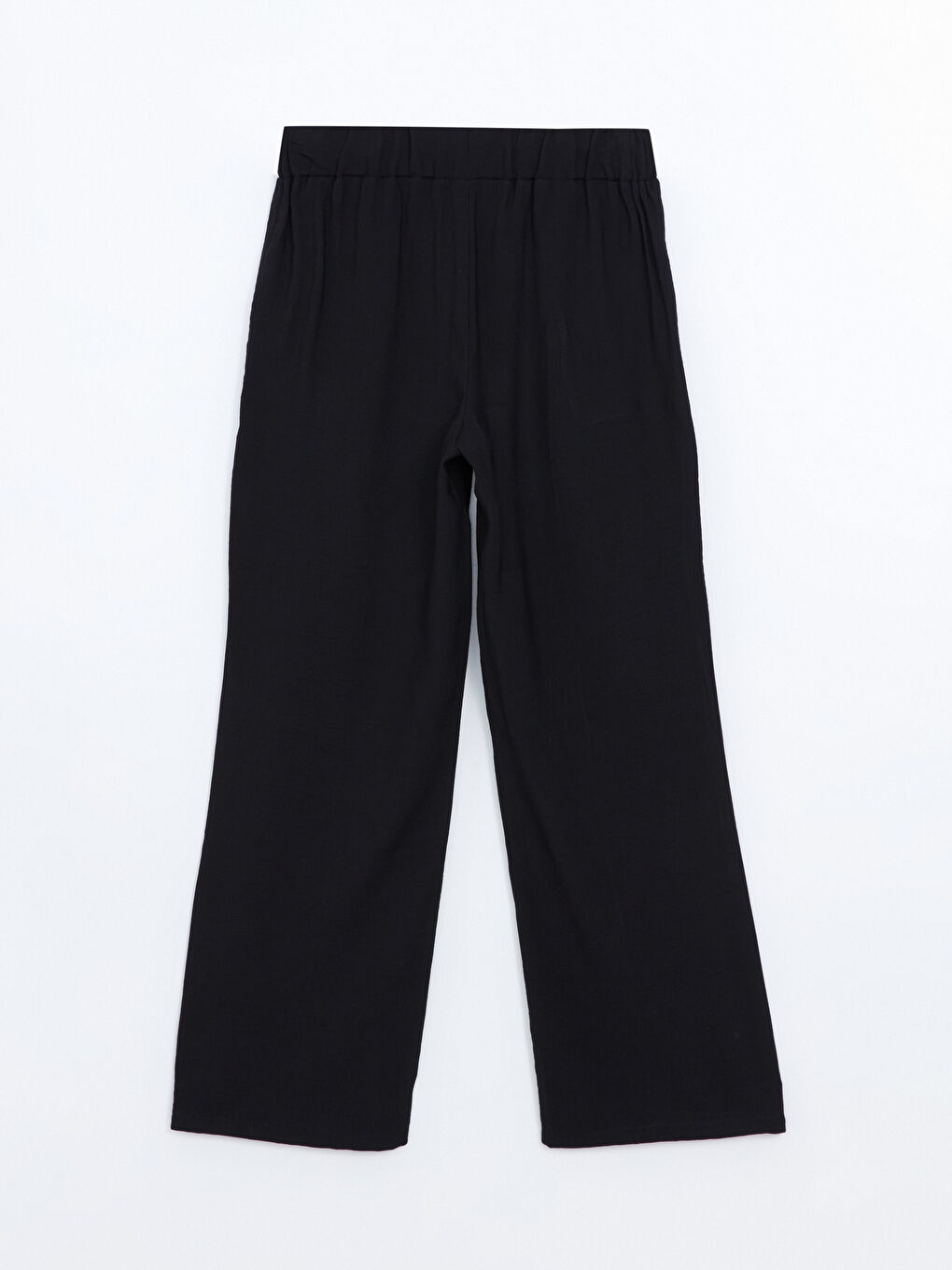 Siyah Beli Lastikli Kadın Pantolon-7