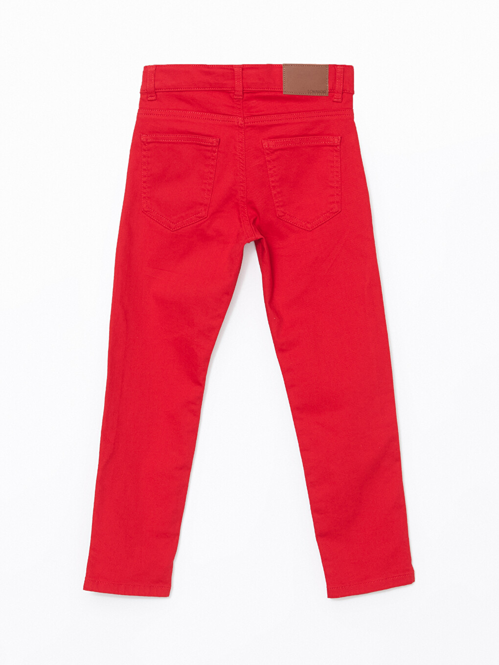 Slim Fit Basic Gabardine Boys Trousers-2