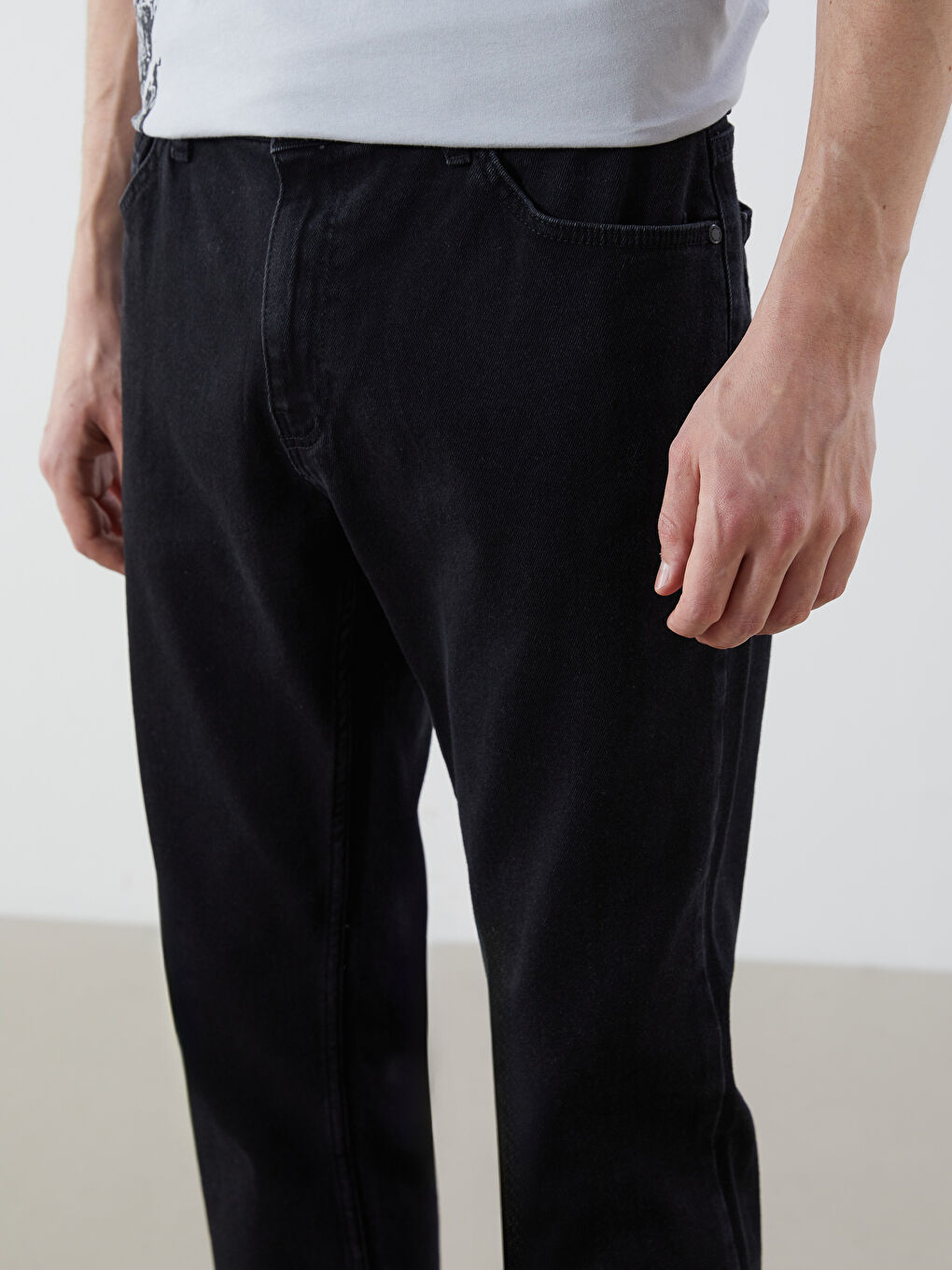 Siyah 750 Slim Fit Erkek Jean Pantolon-2