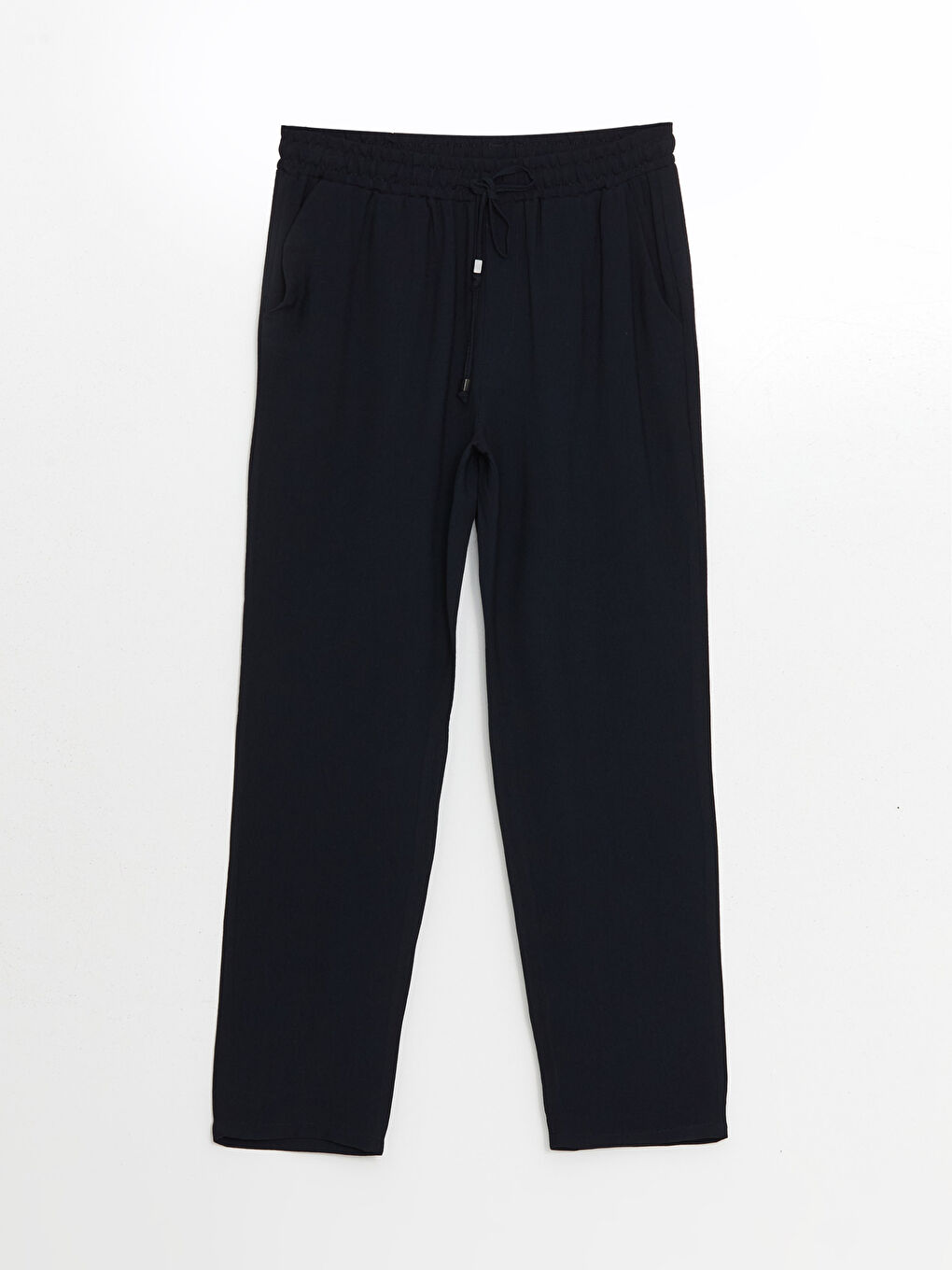 Elastic Waist Carrot Fit Women's Trousers-6