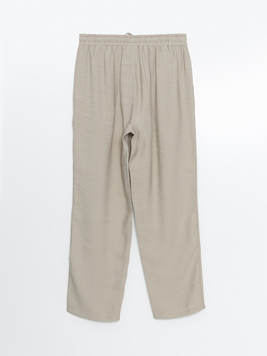 Elastic Waist Carrot Fit Women's Trousers-5
