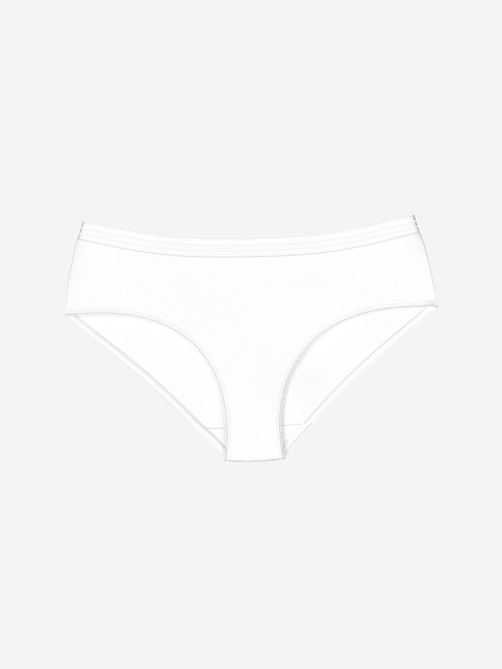 Beyaz Dantel Detaylı Hipster Külot 3'lü Paket-5