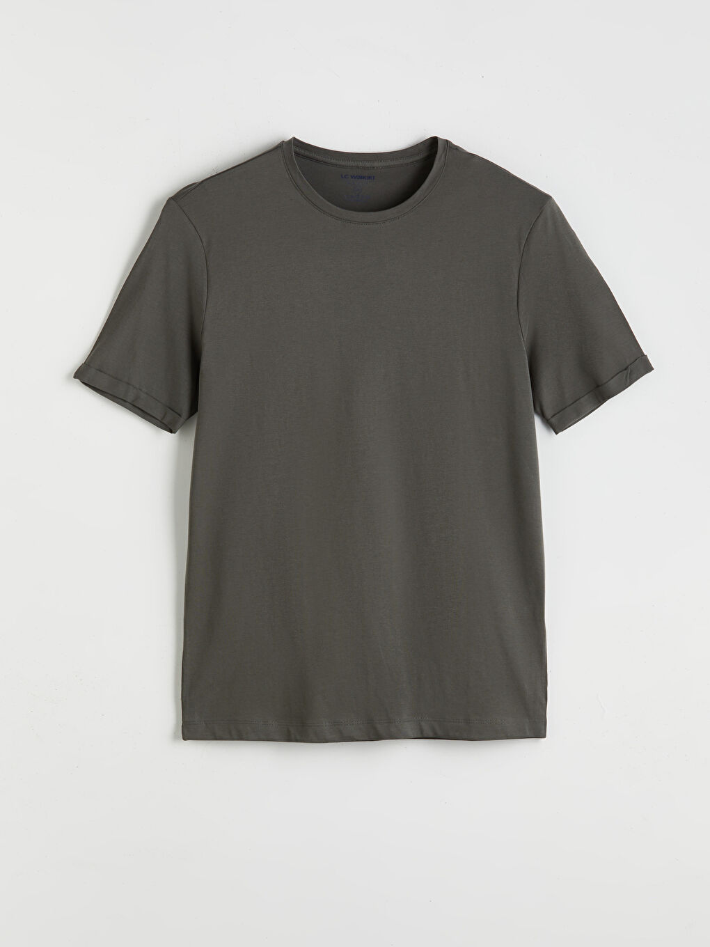 T-shirt pour Hommes en Jersey à Col Rond-4