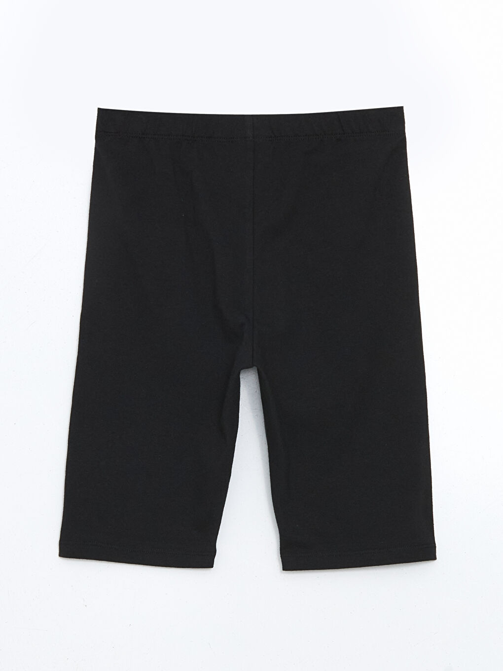 Siyah Beli Lastikli Kız Çocuk Kısa Tayt-1