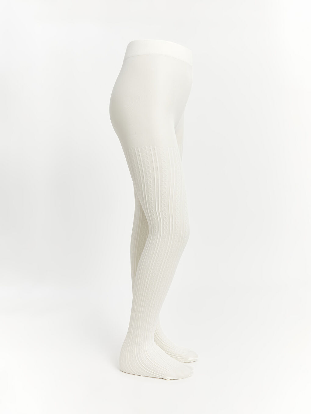 مجموعة من 2 جوارب طويلة رفيعة للبنات-1