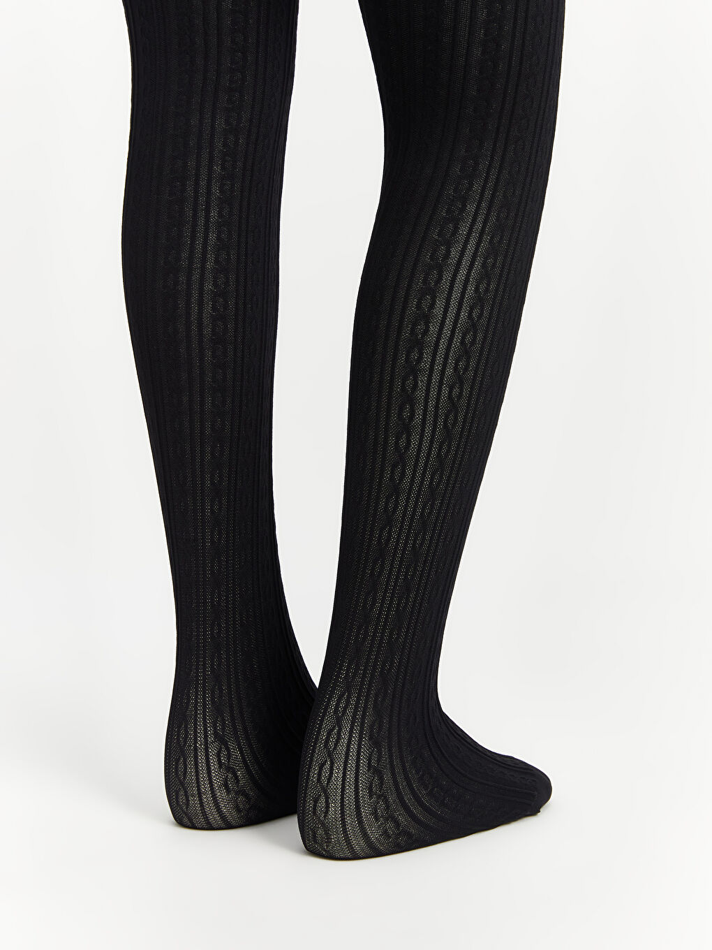 مجموعة من 2 جوارب طويلة رفيعة للبنات-6