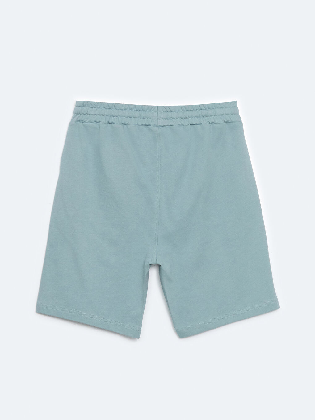 LCWAIKIKI Basic Mavi Slim Fit Örme Erkek Şort - 9