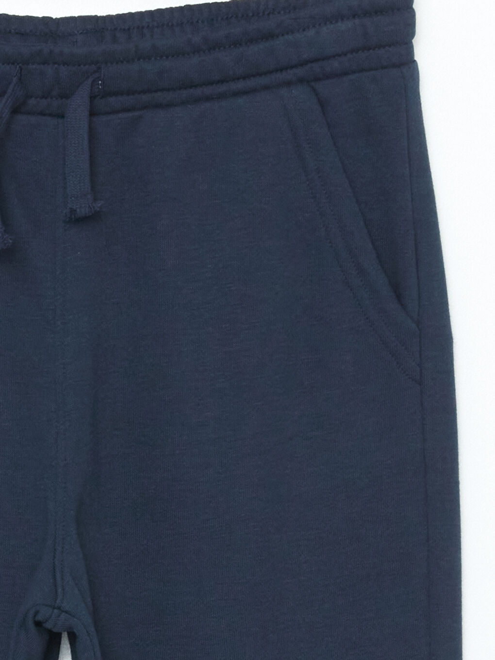 Lacivert Beli Lastikli Erkek Çocuk Jogger Eşofman Altı-1