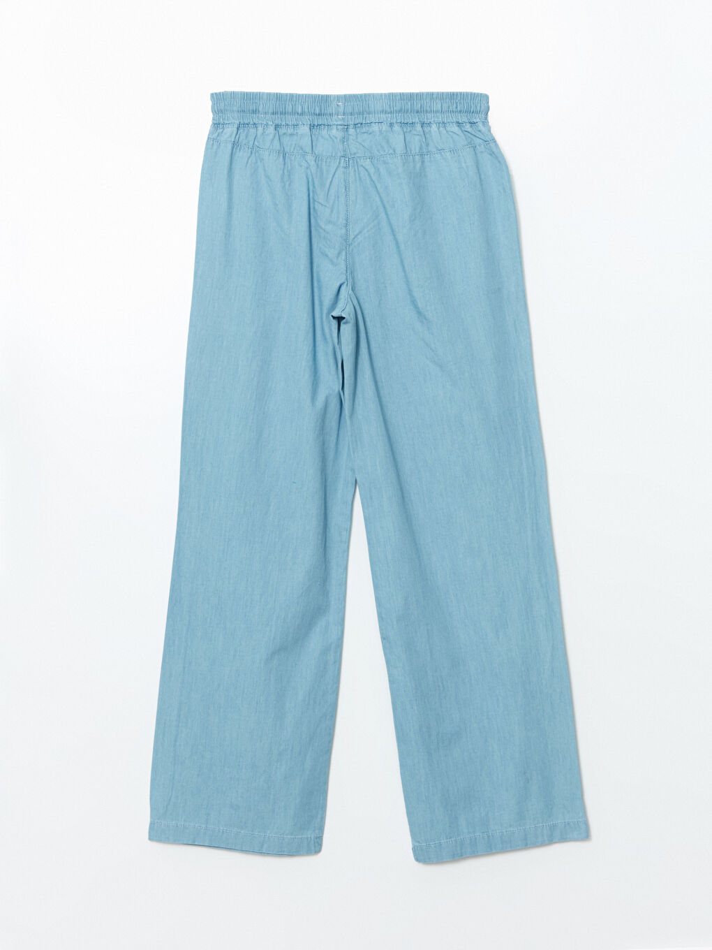 Elastic Waist Wide Leg Women's Jeans -S31564Z8-315