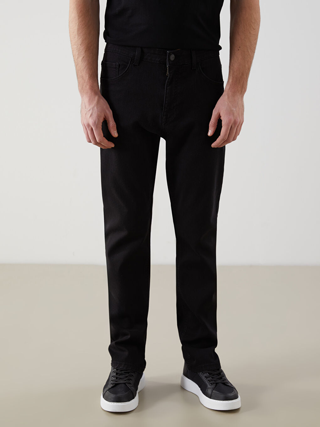 Siyah 779 Regular Fit Erkek Jean Pantolon-1