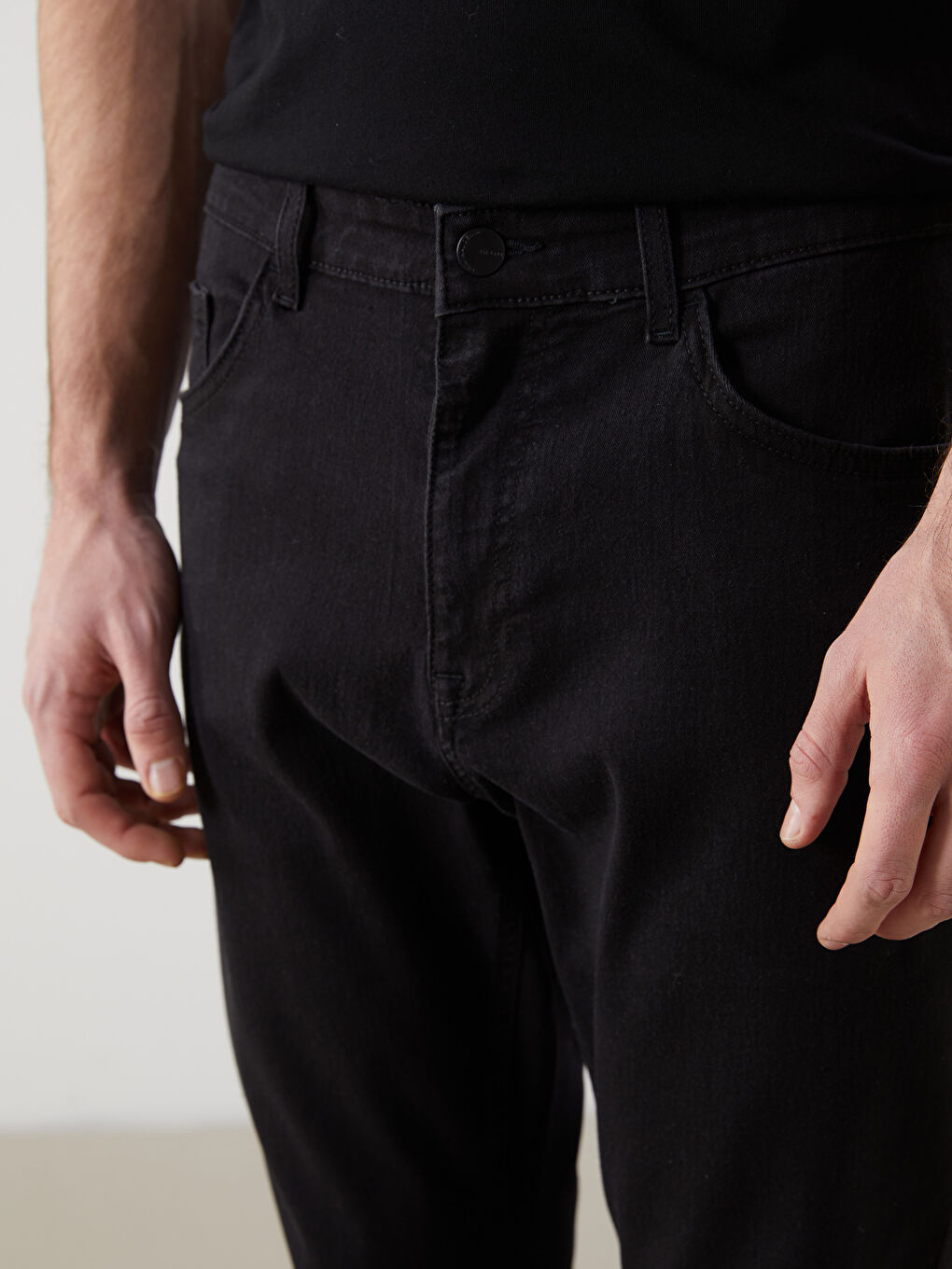 Siyah 779 Regular Fit Erkek Jean Pantolon-2