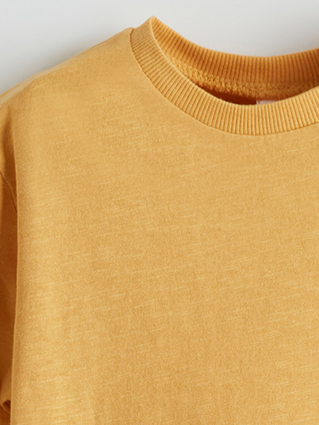 Sarı Bisiklet Yaka Kısa Kollu Erkek Bebek Tişört-4