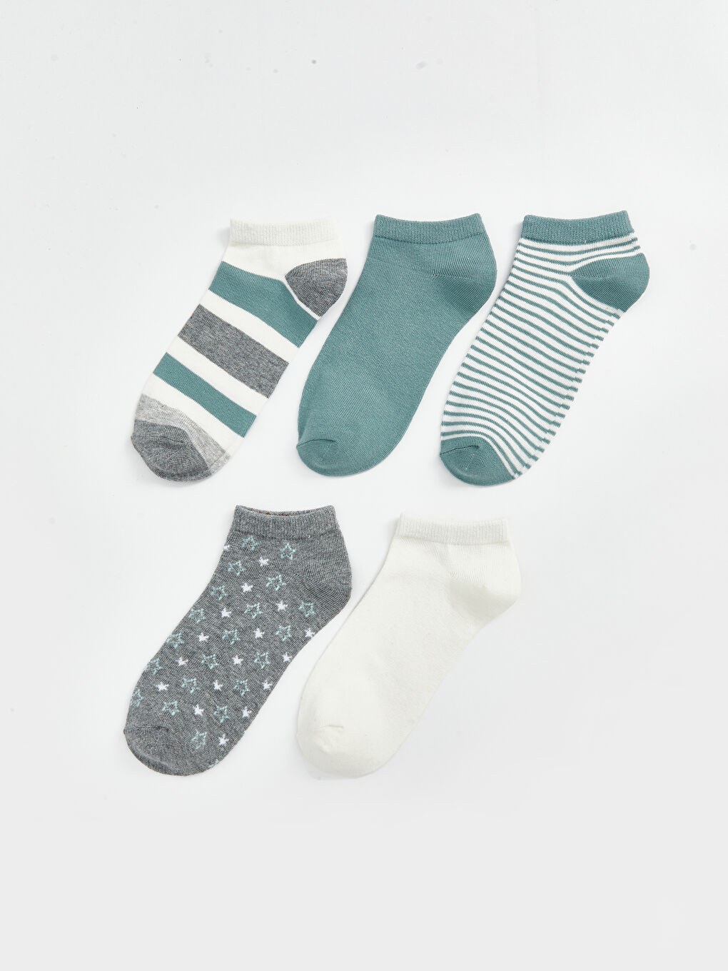 Chaussettes d'entraînement à motifs pour Femmes Lot de 5 pièces