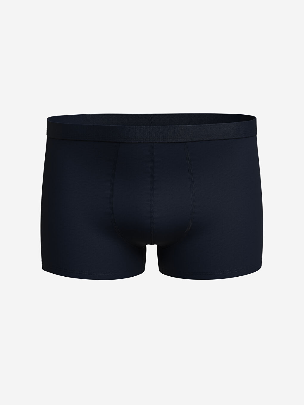 Lacivert Standart Kalıp Pamuklu Esnek Erkek Boxer 3'lü-4