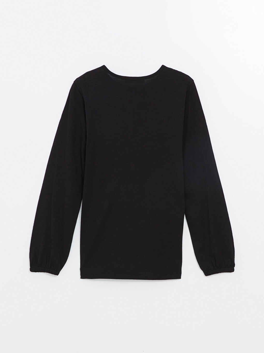 Lacivert Bağlamalı Yaka Nakışlı Kadın Bluz-5