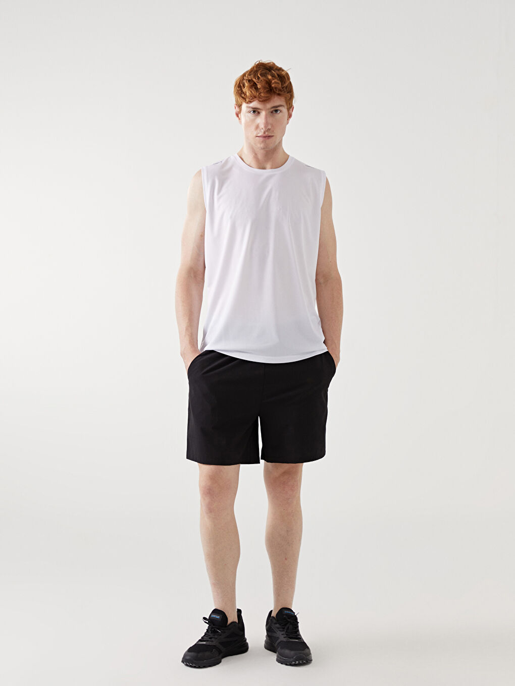 Crew Neck Men's Sleeveless T-Shirt -S33939Z8-E5X