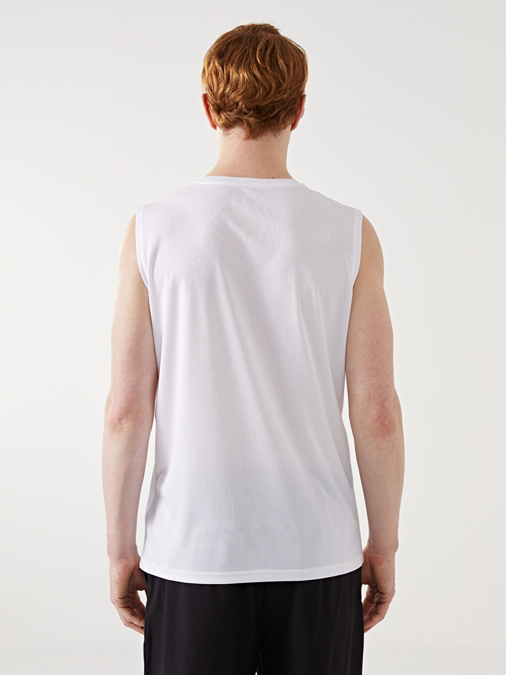 Crew Neck Men's Sleeveless T-Shirt -S33939Z8-E5X