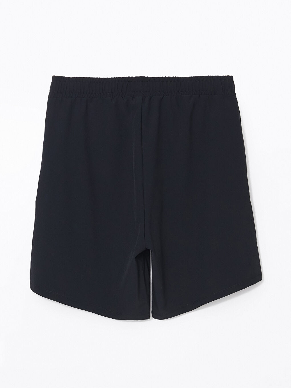 Siyah Standart Kalıp Erkek Spor Şort-6