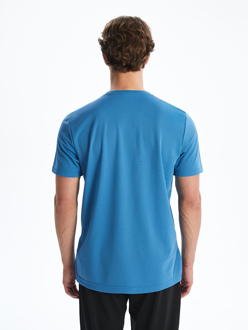 Tricou Sport pentru Bărbați cu Mânecă Scurtă și Guler Rotund DRY-TECH-3