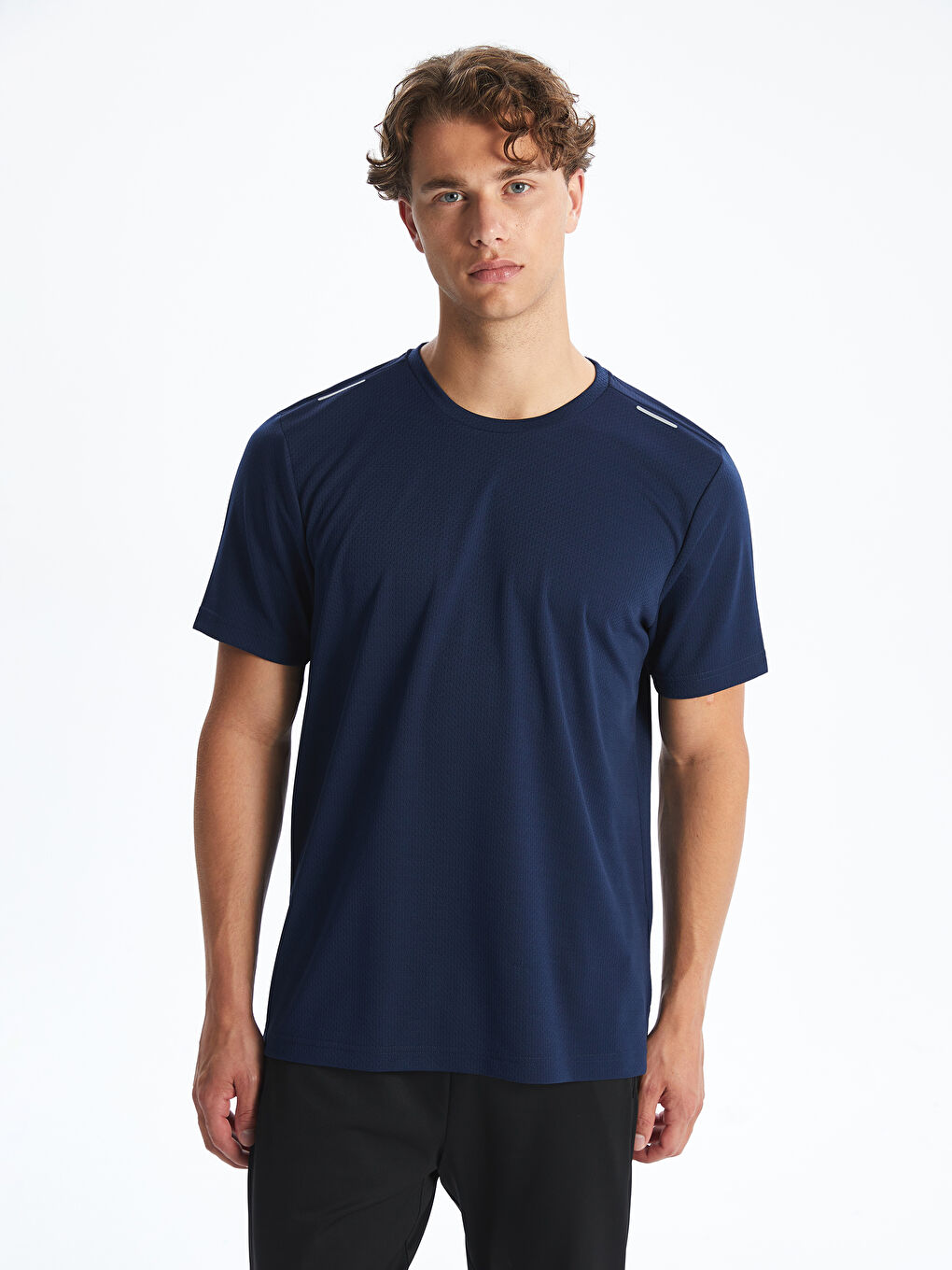 Tricou Sport pentru Bărbați cu Mânecă Scurtă și Guler Rotund DRY-TECH