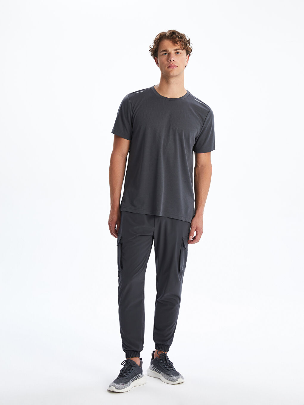 DRY-TECH Crew Neck Short Sleeve Men's Sports T-Shirt-1