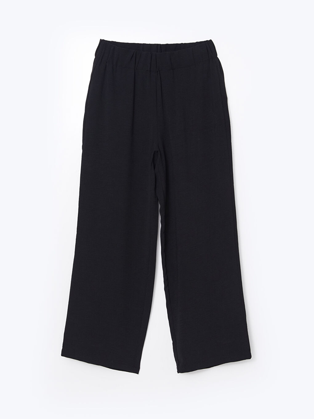 Siyah Beli Lastikli Kadın Pantolon-5