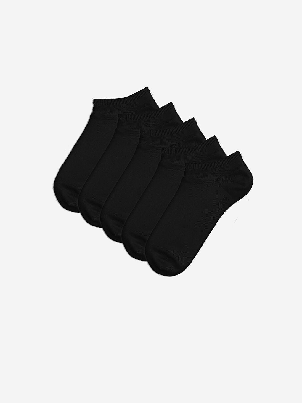 Women's Plain Trainer Socks 5 Pack -S35903Z8-J0F
