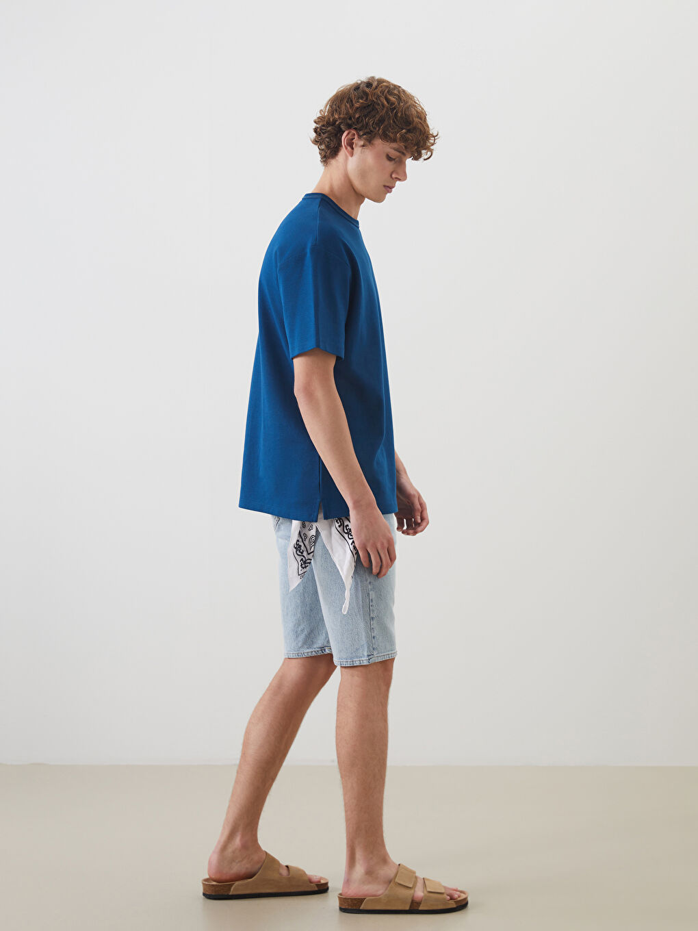 LCW Jeans Standard Fit Men's Denim Shorts -S37797Z8-311