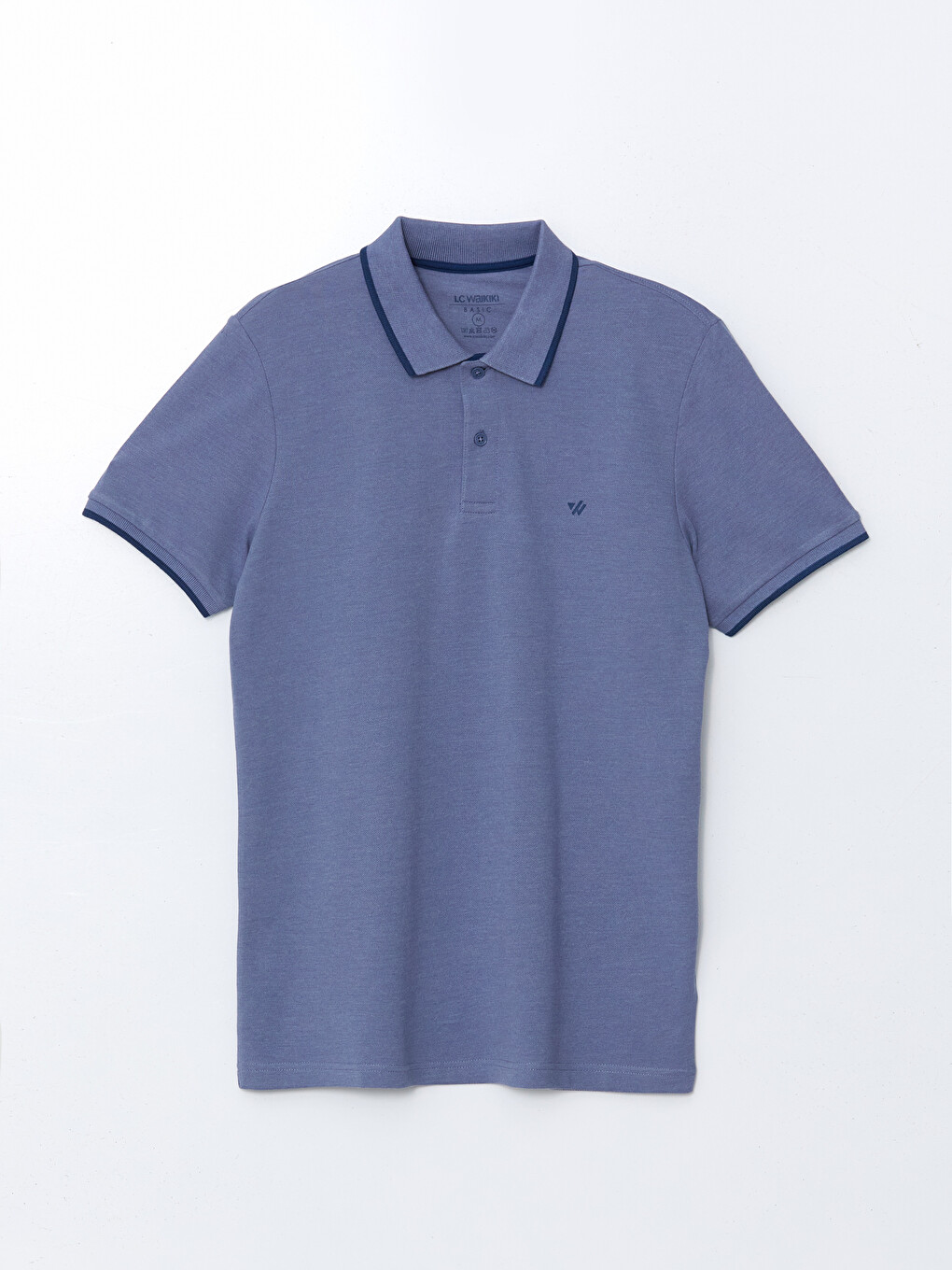 Polo Neck Short Sleeve Pique Men's T-shirt