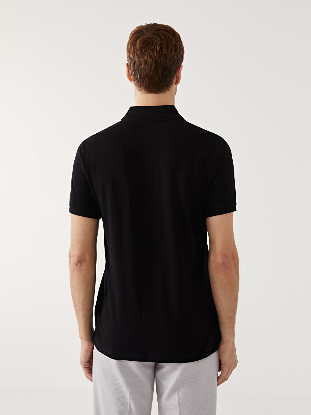 Tricou Polo Guler Mânecă Scurtă Pique pentru Bărbați-7