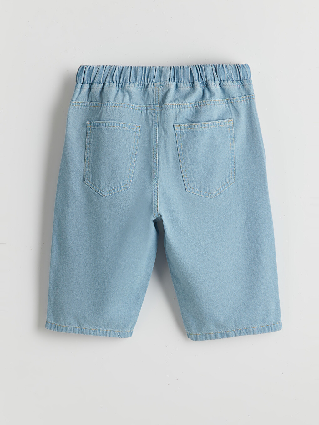 Elastic Waist Basic Boys' Jean Roller-1