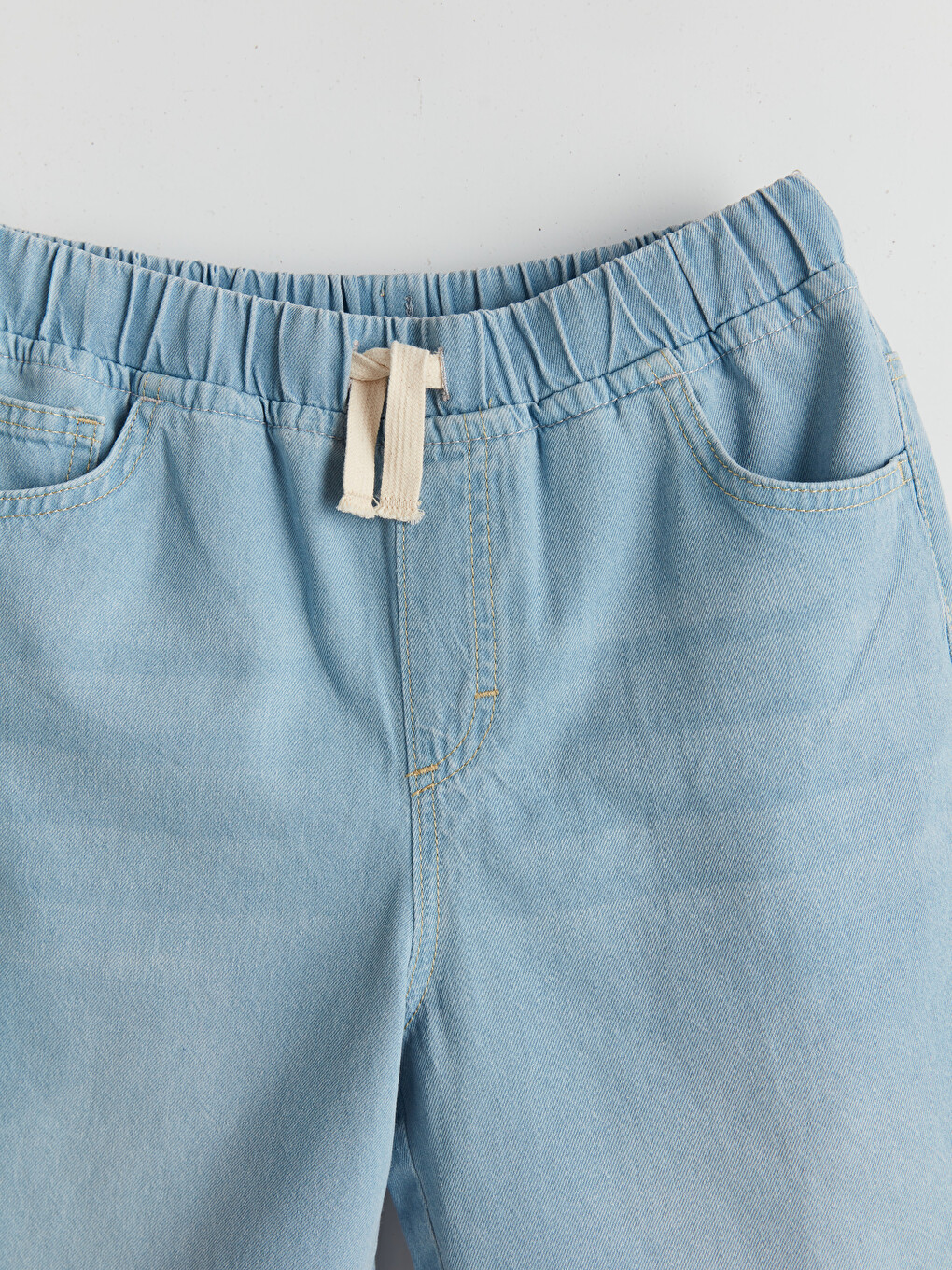 Elastic Waist Basic Boys' Jean Roller-2