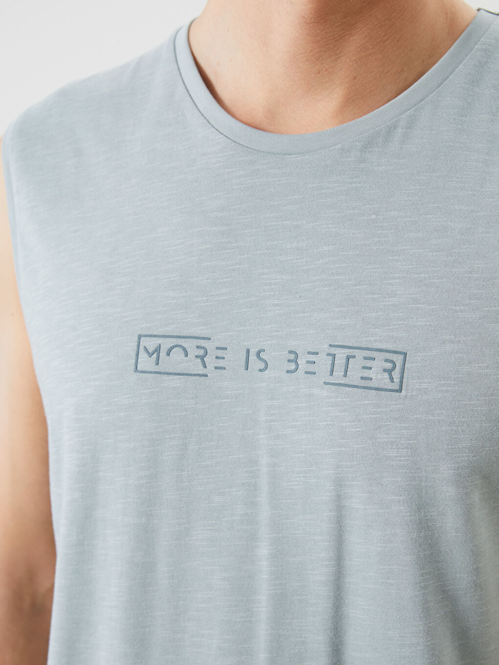 Crew Neck Printed Jersey Men's Pyjama Top-2