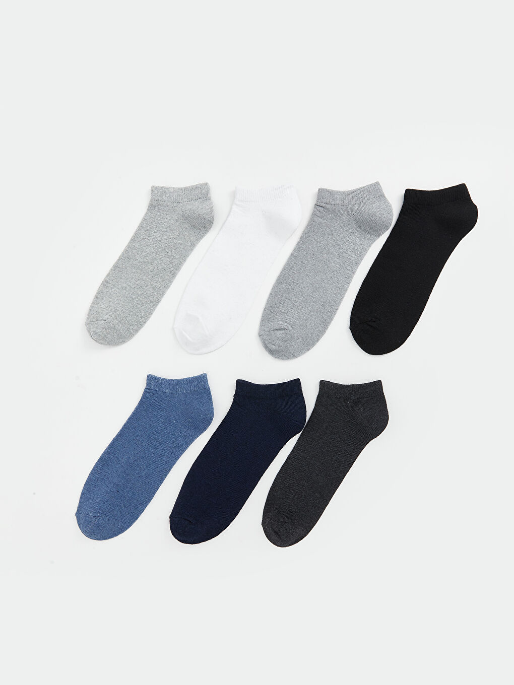 LCW Kids Basic Boys' Trainer Socks 7 Pack -S3AT80Z4-K00