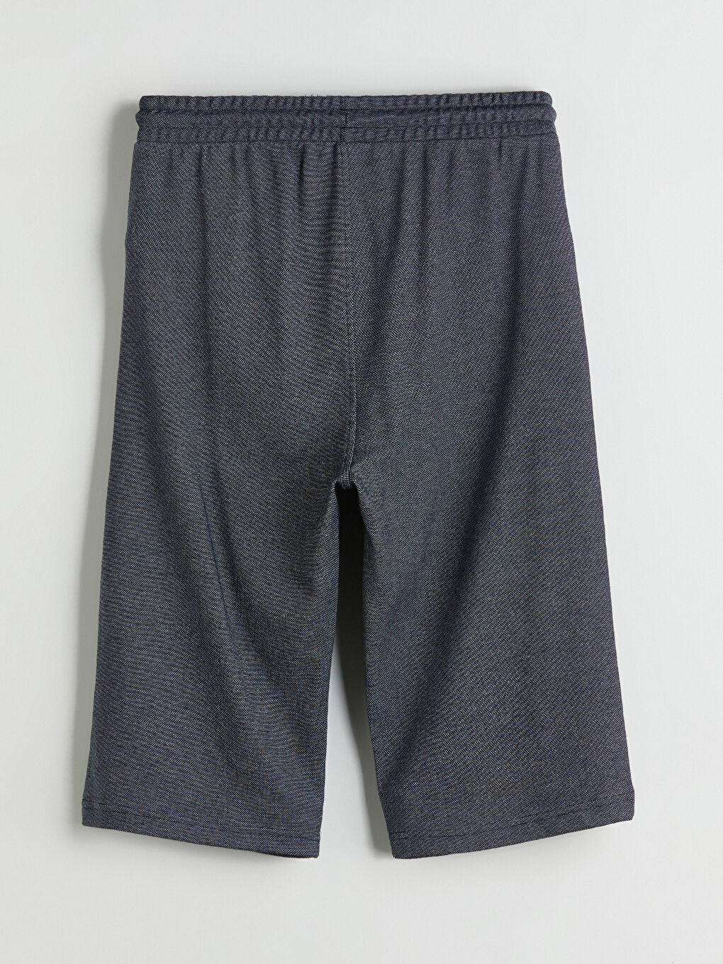 Lacivert Standart Kalıp Erkek Bermuda Şort-6