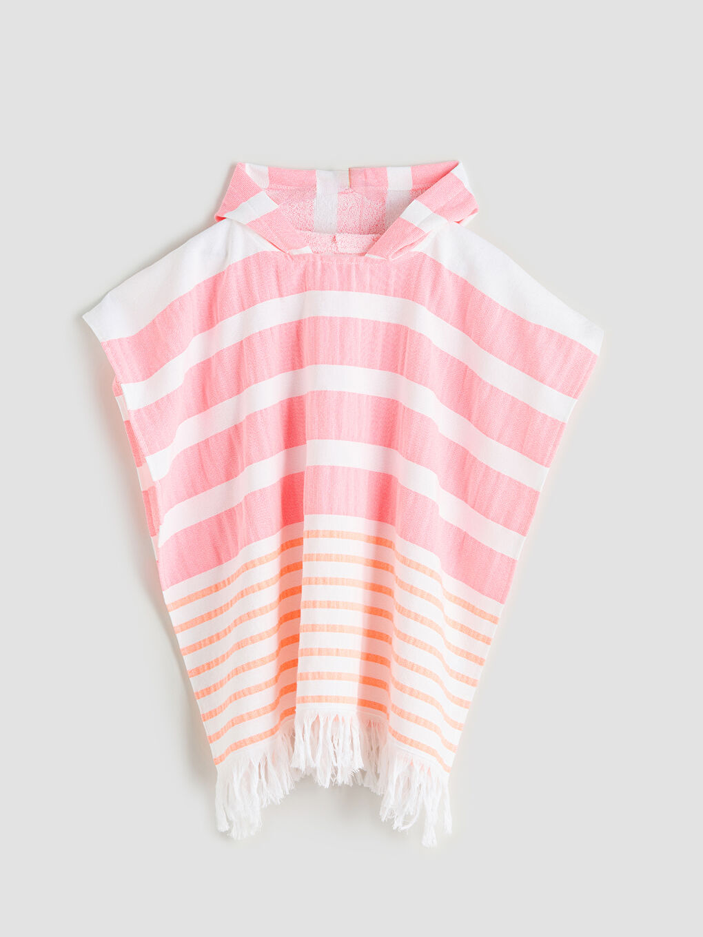 LCW ACCESSORIES Tasseled Girl's Poncho Beach Towel -S3DH32Z4-CRC