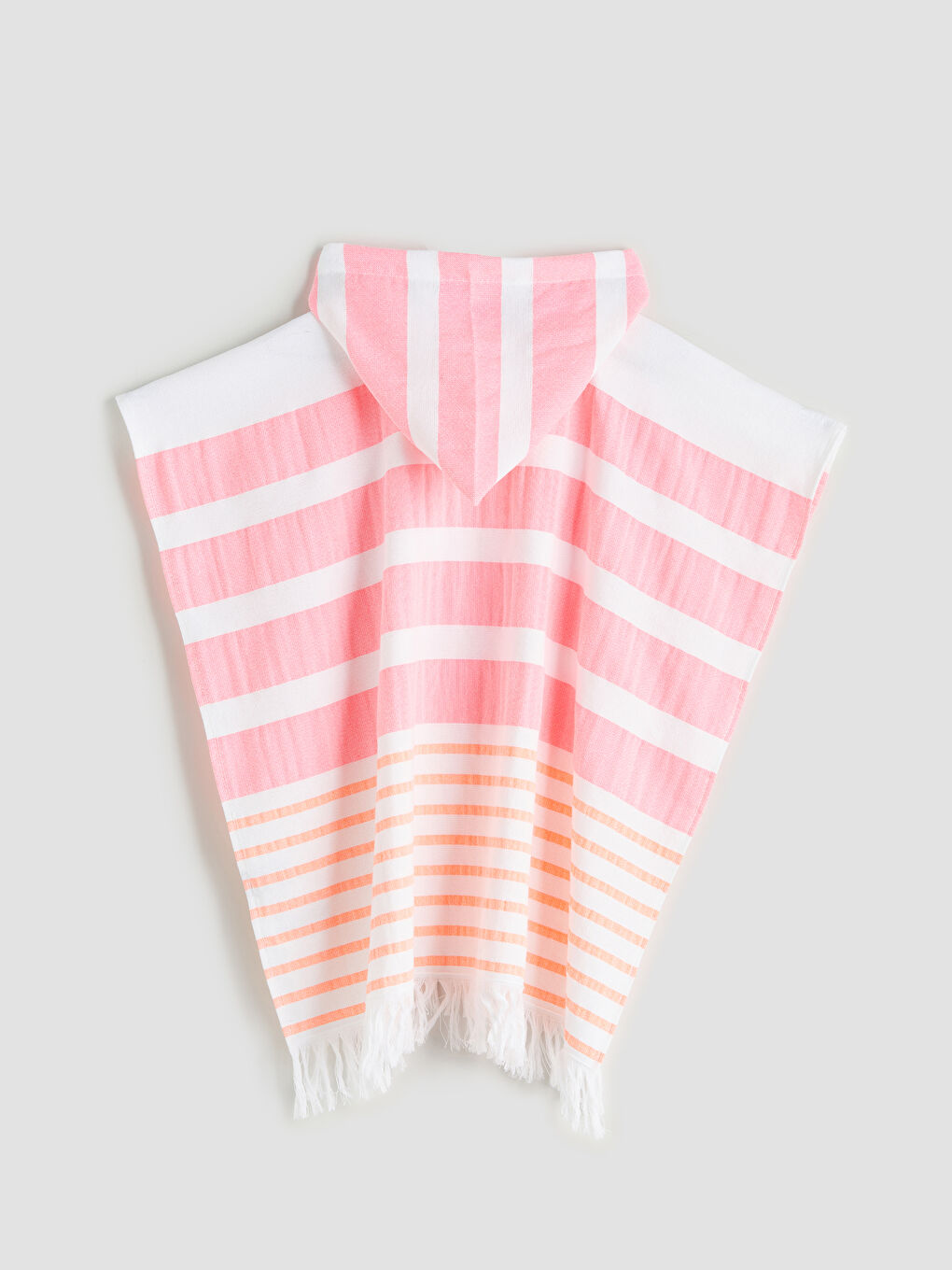 LCW ACCESSORIES Tasseled Girl's Poncho Beach Towel -S3DH32Z4-CRC