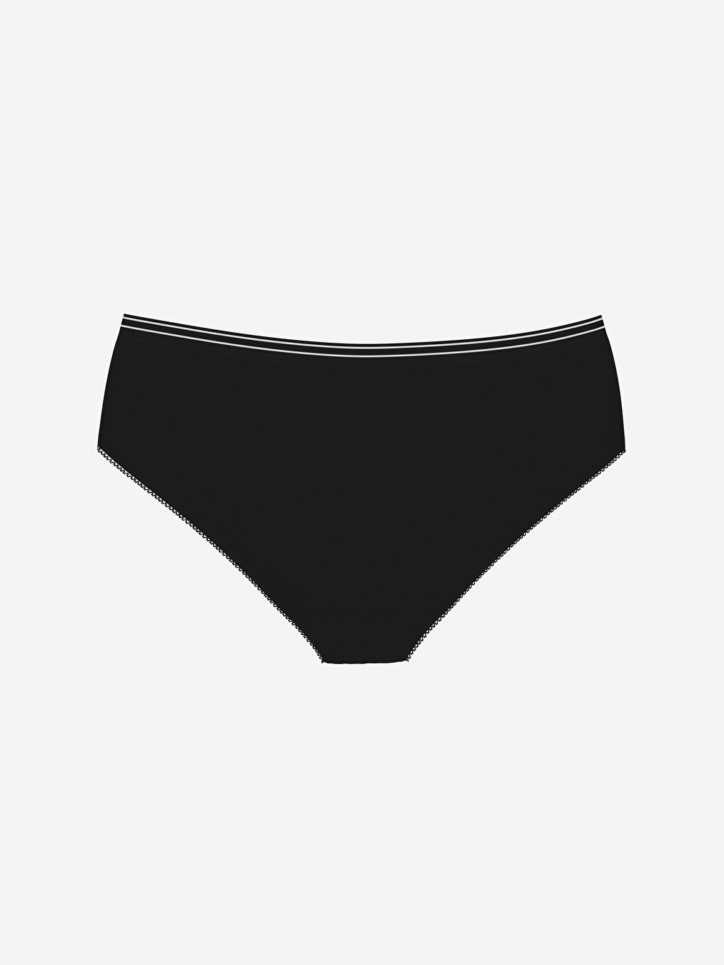 Beyaz Dantel Detaylı Hipster Külot 3'lü Paket-4