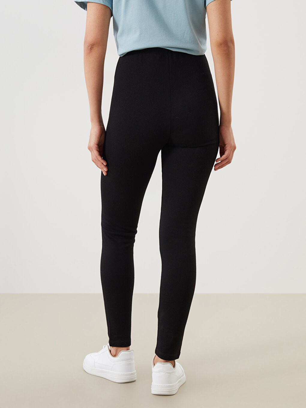 LCW DREAM Elasticated Waist Women's Thermal Leggings -W30397Z8-CVL