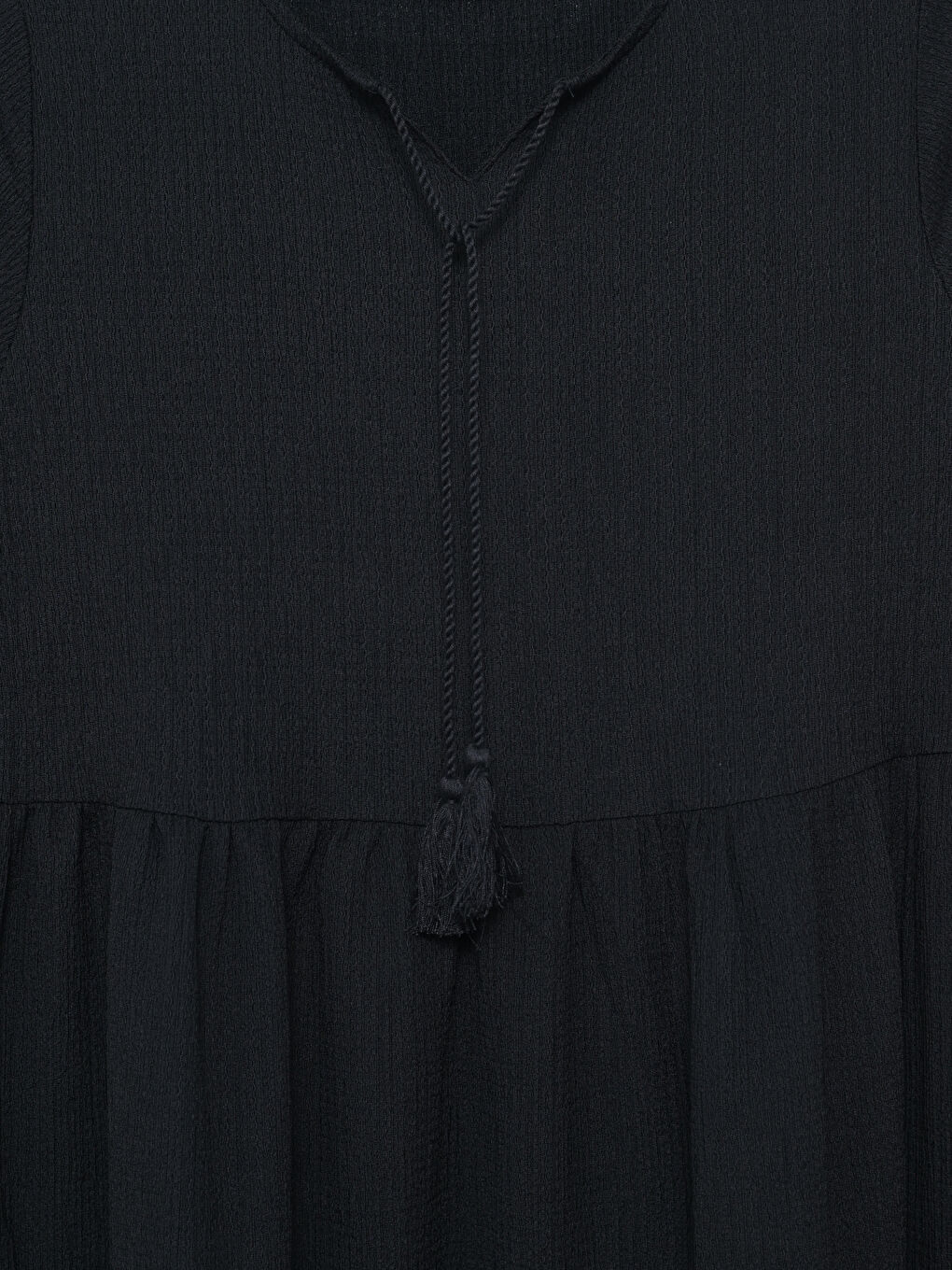 Tie Neck Women's Dress-2