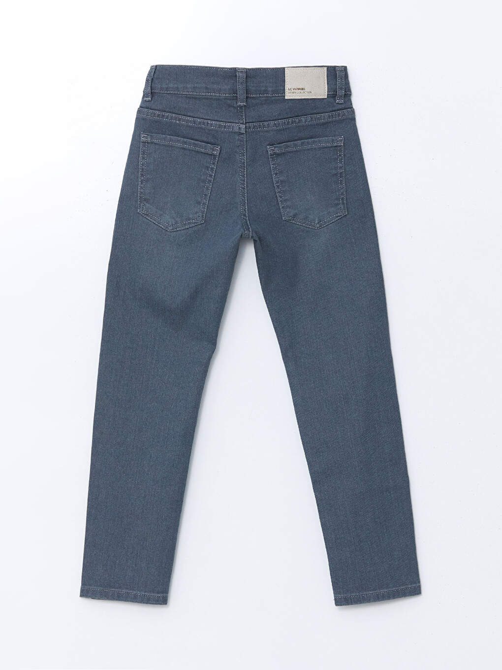 Adjustable Elastic Waist Boys' Jeans-1