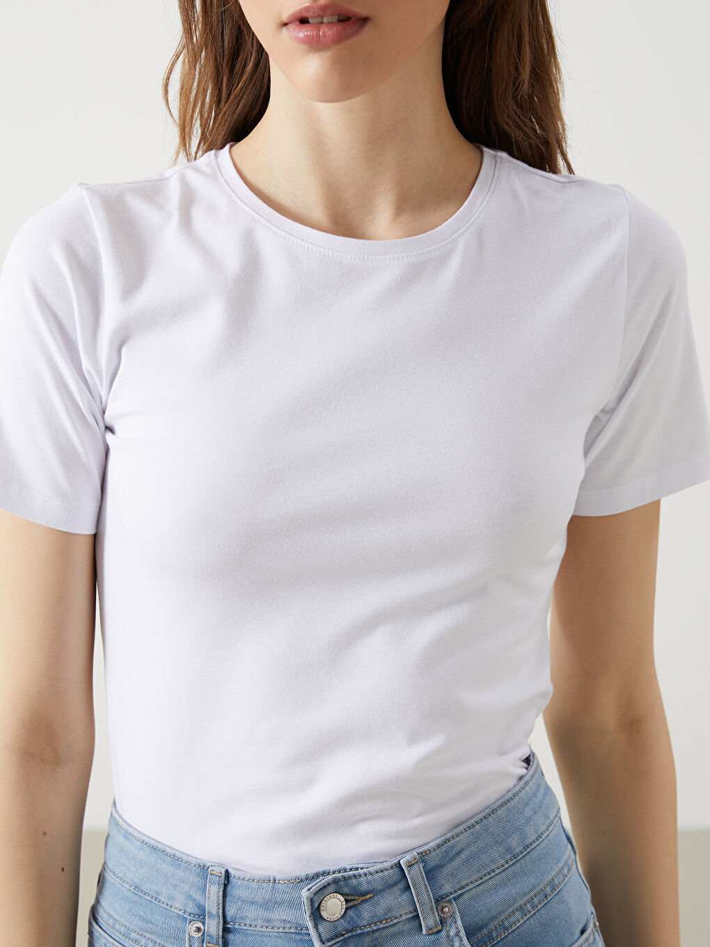 Crew Neck Women's T-Shirt-3