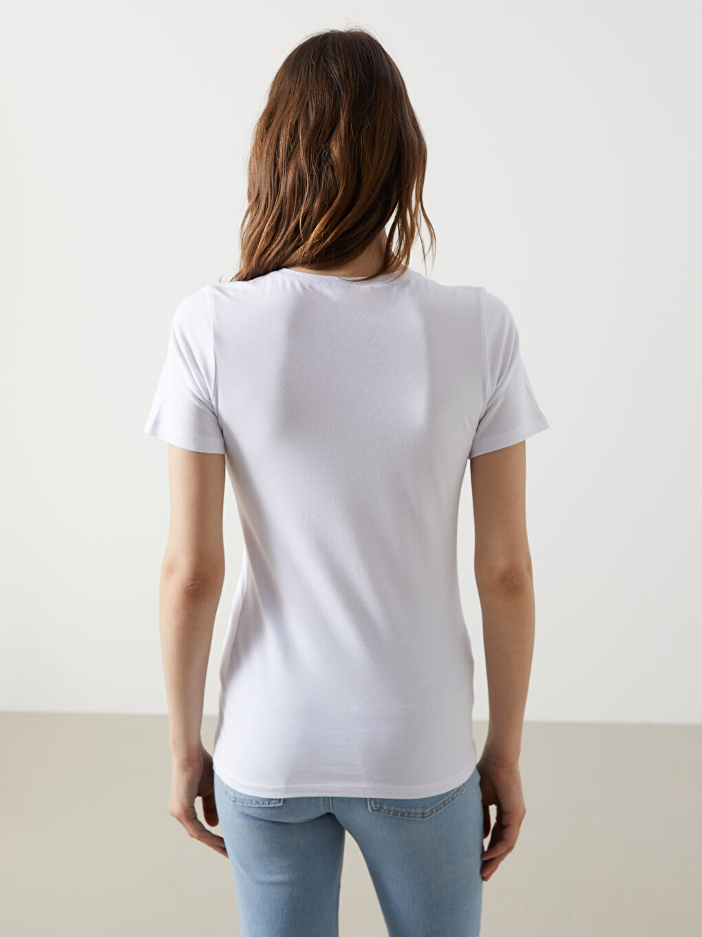 Crew Neck Women's T-Shirt-4