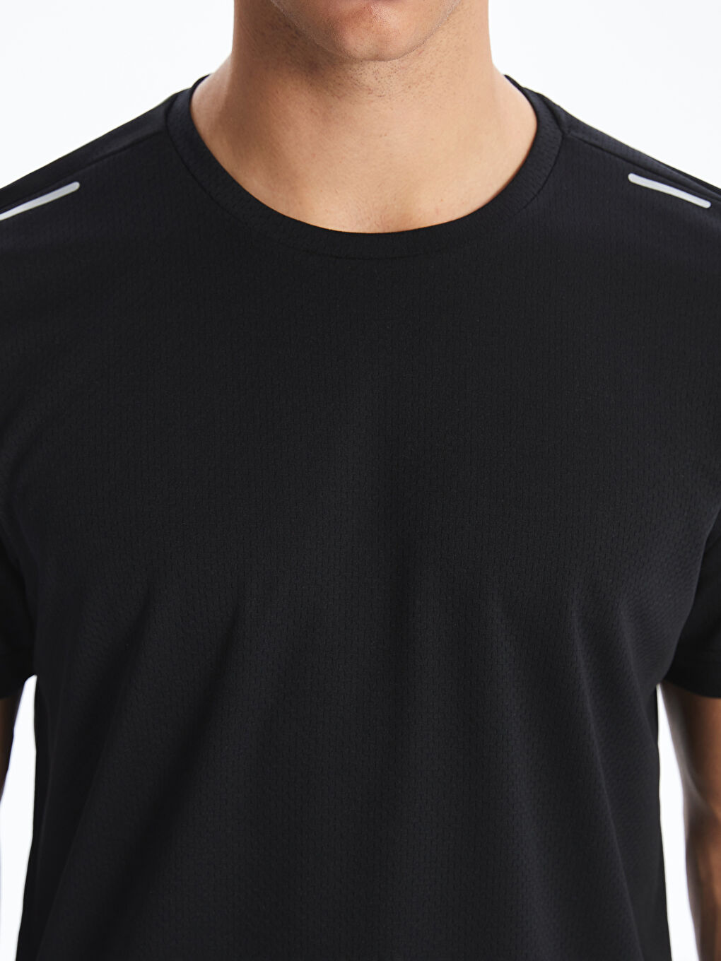 Crew Neck Short Sleeve Men's Sports T-Shirt -W35342Z8-CVL