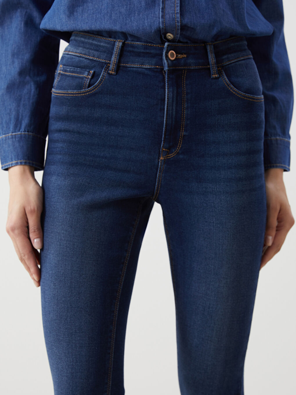 İndigo Jüpiter Süper Skinny Fit Kadın Jean Pantolon-2