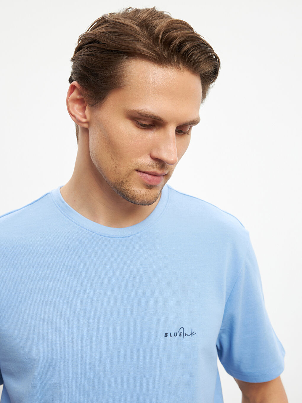 طقم بيجامة رجالي بقصة عادية-1