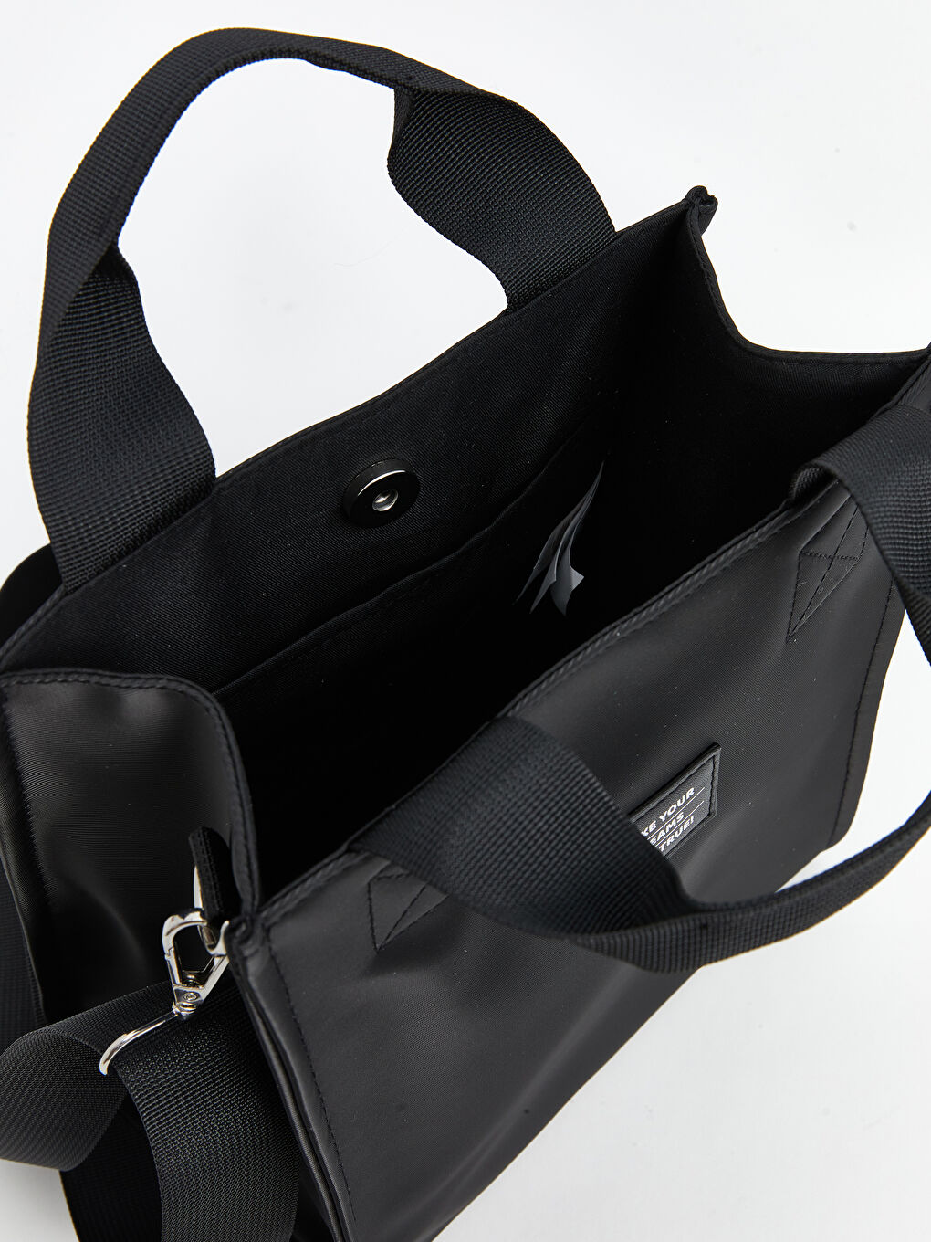 Siyah Çıkarılabilir Askılı Kadın Omuz Çantası-2